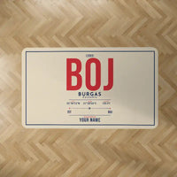 Thumbnail for Burgas Airport (BOJ) Carpets - Carpet Rectangle - ID Tag + Name - Beige V2