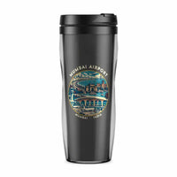 Thumbnail for Mumbai Chhatrapati Shivaji Maharaj International Airport (BOM) Travel Mugs - Badge - Plastic (No Holder) - Gray