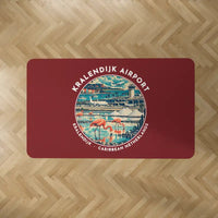Thumbnail for Bonaire Flamingo International Airport (BON) Carpets - Carpet Rectangle - Badge - Dark Red V2