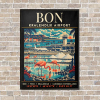 Thumbnail for BON - Poster - Canvas Framed - Black
