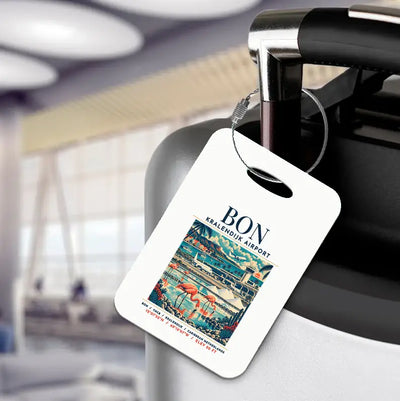 BON - Poster - Luggage Tag - White