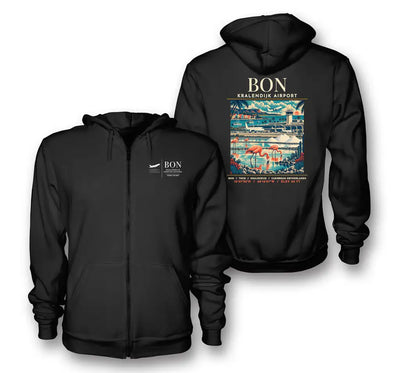 BON - Poster - Zipped Hoodie - Black