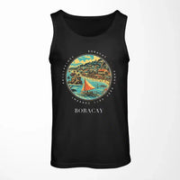Thumbnail for BORACAY - Badge - Tank Top - Black