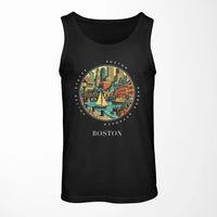 Thumbnail for BOSTON - Badge - Tank Top - Black