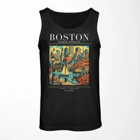 Thumbnail for BOSTON - Poster - Tank Top - Black