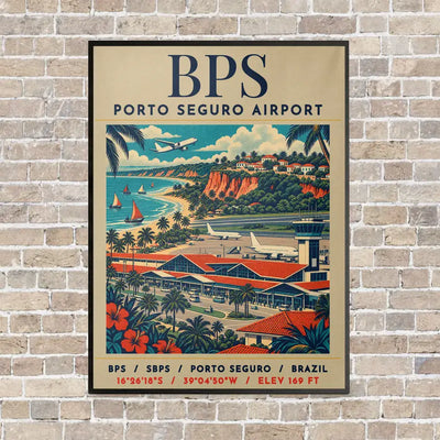 BPS - Poster - Canvas Framed - Beige