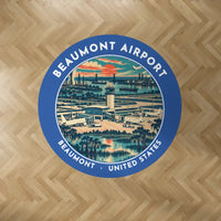 Thumbnail for Jack Brooks Regional Airport (BPT) Carpets - Carpet Round - Badge - Blue V2
