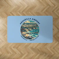 Thumbnail for Rafael Hernández Airport (BQN) Carpets - Carpet Rectangle - Badge - Light Blue V2