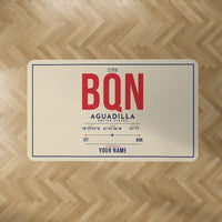 Thumbnail for Rafael Hernández Airport (BQN) Carpets - Carpet Rectangle - ID Tag + Name - Beige V2