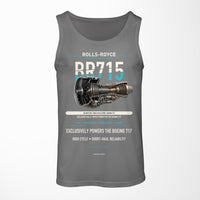 Thumbnail for BR715 design on gray tank top