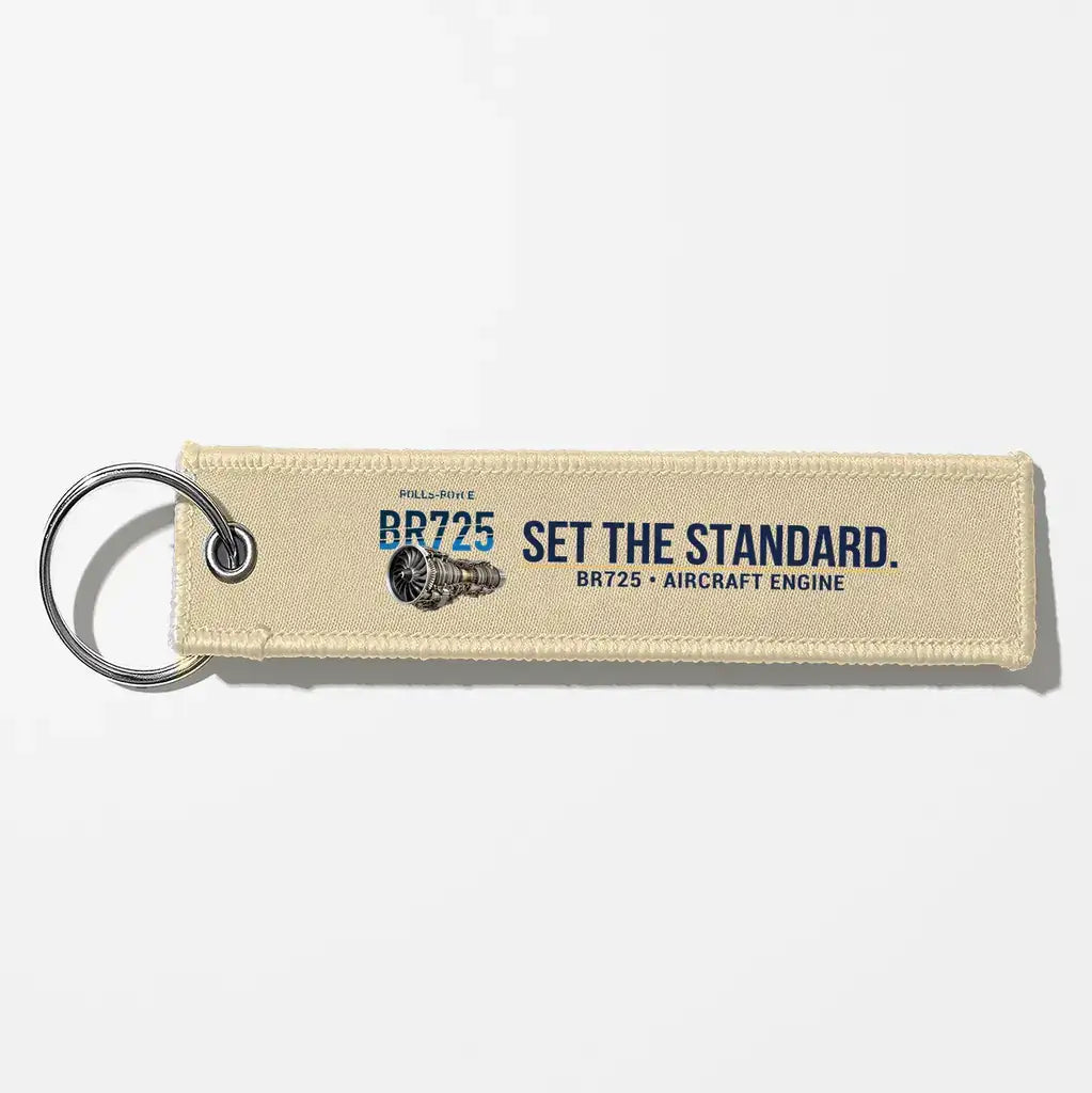 Rolls-Royce BR725 Engine Aviator Key Chains - Beige