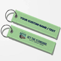 Thumbnail for Rolls-Royce BR725 Engine Aviator Key Chains - Light Green - Personalized