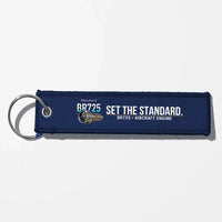 Thumbnail for Rolls-Royce BR725 Engine Aviator Key Chains - Navy Blue