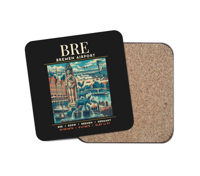 BRE - Poster - Coaster - Black