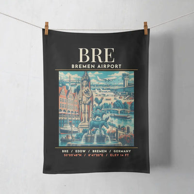 BRE - Poster - Towel - Black