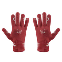 Thumbnail for Bari Karol Wojtyła Airport (BRI) Gloves - Gloves - Full - Pattern - Red
