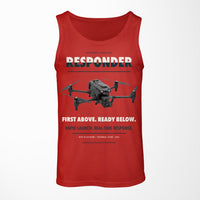 Thumbnail for BRINC Responder design on red tank top