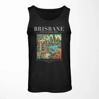 Thumbnail for BRISBANE - Poster - Tank Top - Black