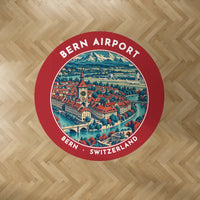 Thumbnail for Bern Airport (BRN) Carpets - Carpet Round - Badge - Red V2