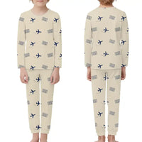 Thumbnail for Bern Airport (BRN) Pajamas - Children Pajamas - Beige