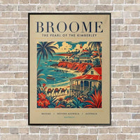 Thumbnail for BROOME - Poster - Canvas Framed - Beige