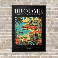 Thumbnail for BROOME - Poster - Canvas Framed - Black