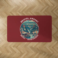 Thumbnail for Bristol Airport (BRS) Carpets - Carpet Rectangle - Badge - Dark Red V2
