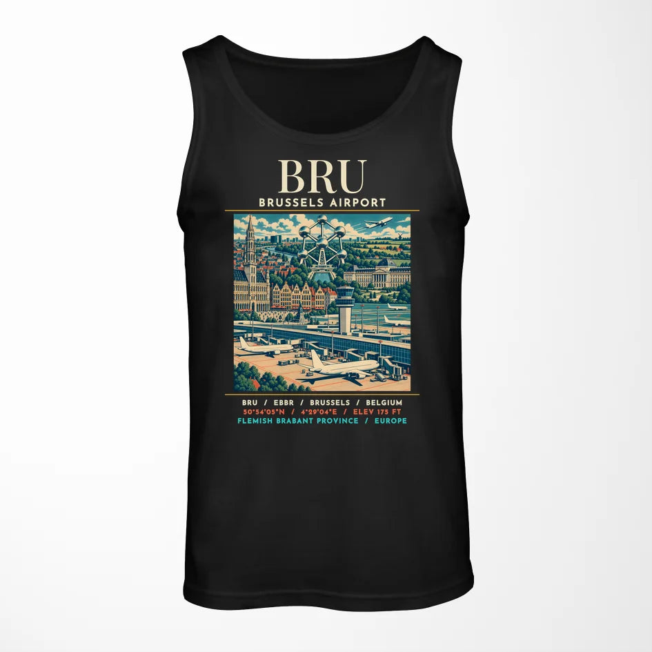BRU - Poster - Tank Top - Black