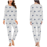 Thumbnail for Wiley Post–Will Rogers Memorial Airport (BRW) Pajamas - Women Pajamas - Light Gray