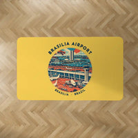 Thumbnail for Brasilia - Presidente Juscelino Kubitschek International Airport (BSB) Carpets - Carpet Rectangle - Badge - Yellow V2