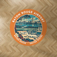 Thumbnail for Baton Rouge Metropolitan Airport (BTR) Carpets - Carpet Round - Badge - Orange V2