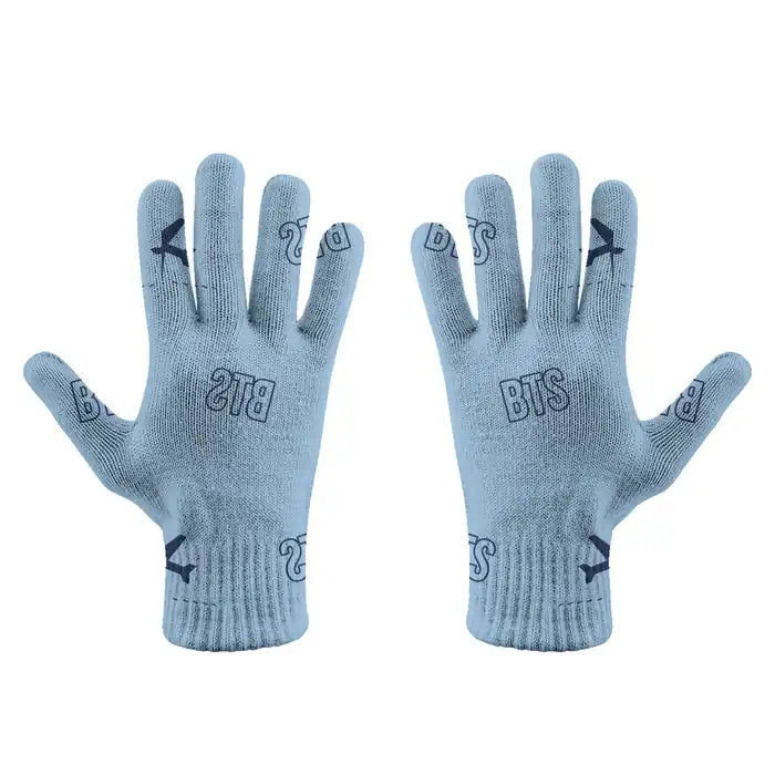 M. R. Stefanik Airport (BTS) Gloves - Gloves - Full - Pattern - Light Blue