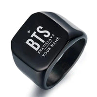 Thumbnail for M. R. Stefanik Airport (BTS) Rings - Ring - Black + Name