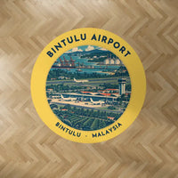 Thumbnail for Bintulu Airport (BTU) Carpets - Carpet Round - Badge - Yellow V2