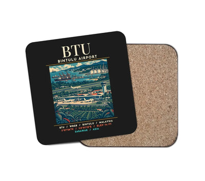 BTU - Poster - Coaster - Black