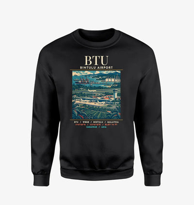 BTU - Poster - Sweatshirt - Black