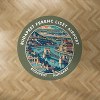 Thumbnail for Budapest Ferenc Liszt International Airport (BUD) Carpets - Carpet Round - Badge - Green Army V2
