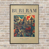 Thumbnail for BURI RAM - Poster - Canvas Framed - Beige