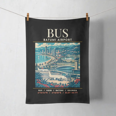 BUS - Poster - Towel - Black