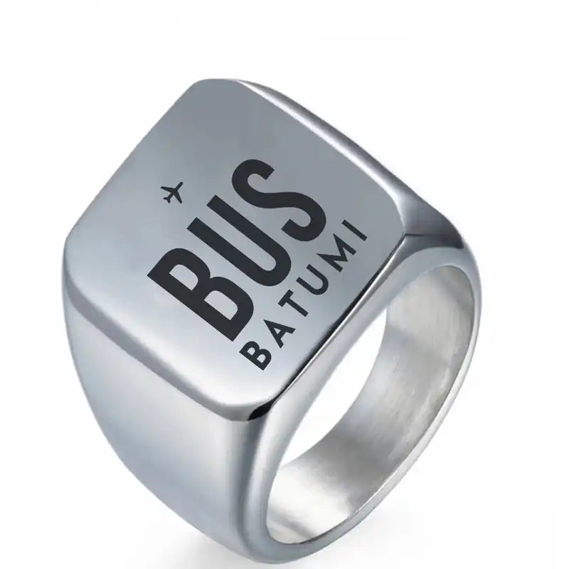 Alexander Kartveli Batumi International Airport (BUS) Rings - Ring - Silver