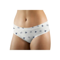 Thumbnail for Alexander Kartveli Batumi International Airport (BUS) Women Panties - Pattern - White - Front