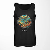 Thumbnail for BUSAN - Badge - Tank Top - Black