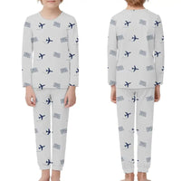 Thumbnail for Paris Beauvais Airport (BVA) Pajamas - Children Pajamas - Light Gray