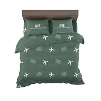 Thumbnail for Brive–Souillac Airport (BVE) Bedding Sets & Blankets - Bedding Set - Pattern - Dark Green