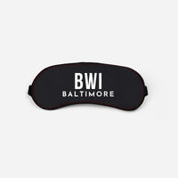 Thumbnail for Baltimore-Washington International Thurgood Marshall Airport (BWI) Sleep Masks - Sleep Mask - Code - Black