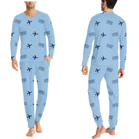 Thumbnail for Brunei International Airport Bandar Seri Begawan (BWN) Pajamas - Men Pajamas - Light Blue