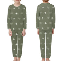 Thumbnail for Philip S. W. Goldson International Airport (BZE) Pajamas - Children Pajamas - Green Army
