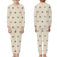 Thumbnail for Bozeman Yellowstone International Airport (BZN) Pajamas - Children Pajamas - Beige