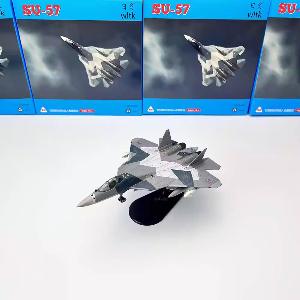 1/100 Sukhoi Su-57 Stealth Multirole Fighter Airplane Model