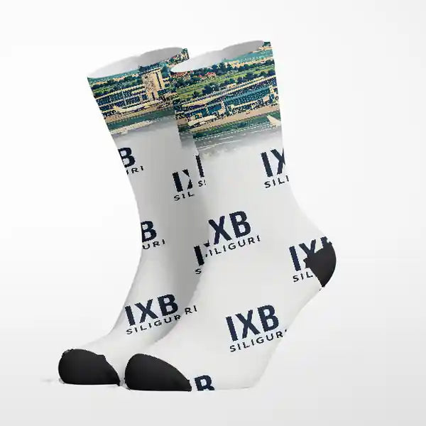 Bagdogra International Airport (IXB) - Socks - White